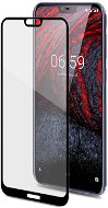 CELLY Full Glass for Nokia 6.1 Plus Black - Glass Screen Protector