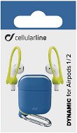 Cellularline Dynamic for Apple AirPods 1 &2 with Hook,  Blue - Case