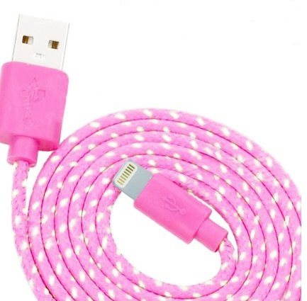 CELLY Lightning fuchsia 1 m - Data Cable - Main image