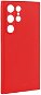 Kryt na mobil FIXED Story na Samsung Galaxy S23 Ultra červený - Kryt na mobil