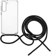 FIXED Pure Neck AntiUV s čiernou šnúrkou na krk na Samsung Galaxy S23+ - Kryt na mobil