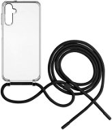 FIXED Pure Neck s černou šňůrkou na krk pro Samsung Galaxy A14/A14 5G - Phone Cover