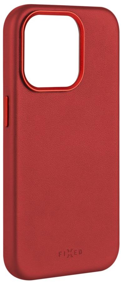 FIXED MagLeather Apple iPhone 14 Pro MagSafe piros tok