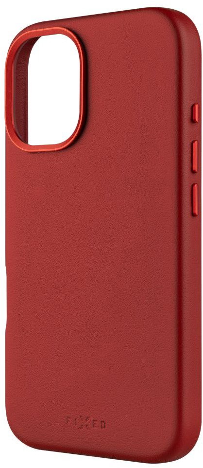 FIXED MagLeather Apple iPhone 16 MagSafe piros tok