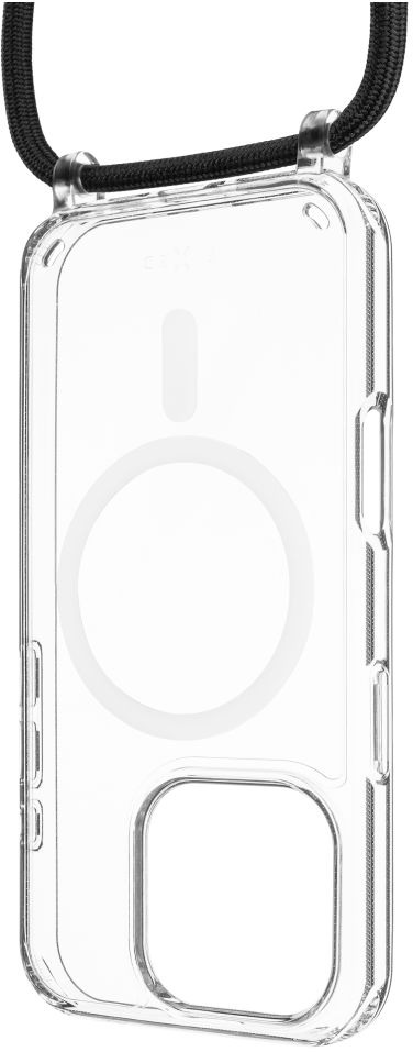 FIXED MagPure Neck Apple iPhone 16 Pro tok fekete nyakpánttal