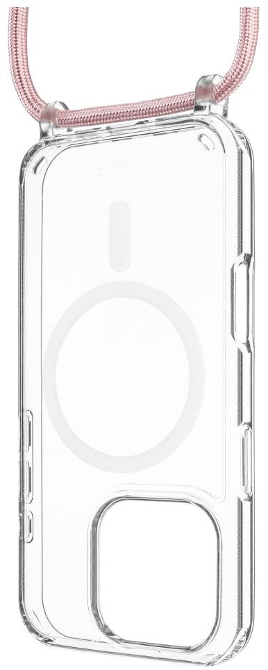 FIXED MagPure Neck Apple iPhone 16 Pro tok rózsaszín nyakpánttal