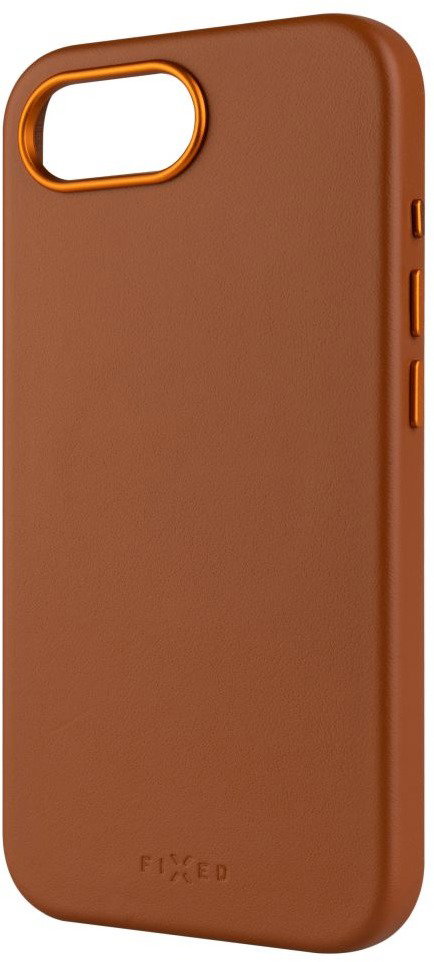 FIXED MagLeather Apple iPhone 16e 5G barna MagSafe tok