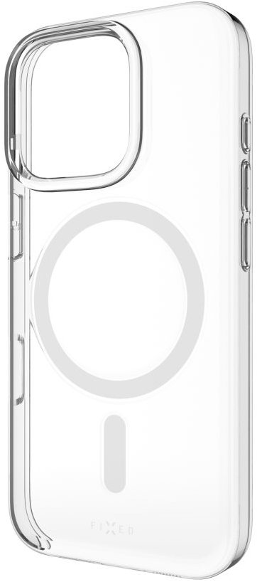FIXED MagShell MagSafe támogatással és kamera gombvédővel az Apple iPhone 16 Pro Max készülékhez, átlátszó