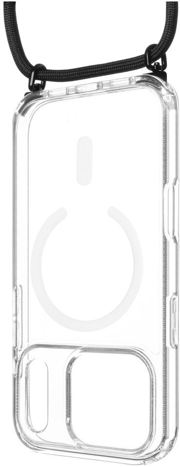 FIXED MagPure Neck Apple iPhone 17 Pro tok fekete nyakpánttal