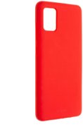 FIXED Flow Liquid Silicon Case for Samsung Galaxy A51 Red - Phone Cover