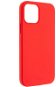 FIXED Flow Liquid Silicon Case for Apple iPhone 12/12 Pro Red - Phone Cover