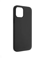 FIXED Flow Liquid Silicon case pre Apple iPhone 12 Pro Max čierny - Kryt na mobil
