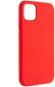 FIXED Flow Liquid Silicon case pre Apple iPhone 13, červený - Kryt na mobil