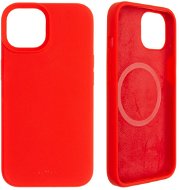 FIXED MagFlow Cover mit MagSafe Unterstützung für Apple iPhone 14 - rot - Handyhülle