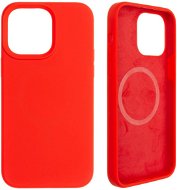 FIXED MagFlow Cover mit MagSafe Unterstützung für Apple iPhone 14 Pro Max - rot - Handyhülle