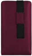 FIXED Lucca with closing strap for phones up to 6.3" burgundy - Phone Case