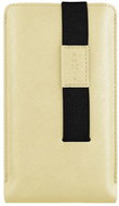 FIXED Lucca with closing strap for phones up to 6.6" light yellow - Phone Case