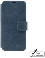 FIXED ProFit genuine cowhide leather for Apple iPhone 17e/16e blue - Phone Case