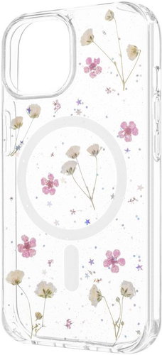 FIXED MagBloom with MagSafe support for Apple iPhone 15 Blush Plum - Phone Cover - Main image