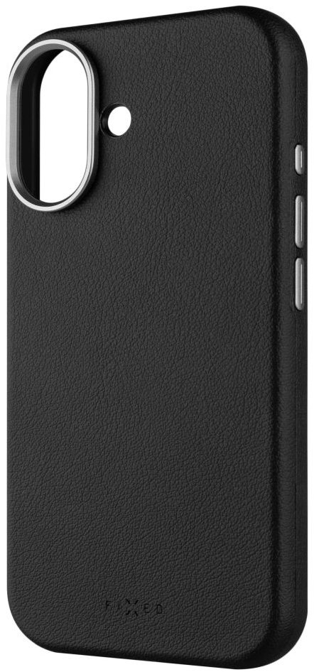 FIXED MagLeather Apple iPhone 17 fekete vegán bőr MagSafe tok