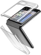 Handyhülle Cellularline Clear Duo für Samsung Galaxy Z Flip5 transparent - Kryt na mobil