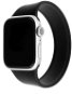FIXED Elastic Silicone Strap pre Apple Watch 42/44/45/Ultra 49mm veľkosť L čierny - Remienok na hodinky