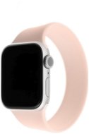 FIXED Elastic Silicone Strap Apple Watch 42/44mm okosórához, L-es méret, rózsaszín - Szíj