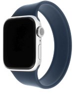 FIXED Elastic Silicone Strap Apple Watch 42/44mm okosórához, S-es méret, kék - Szíj