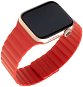 FIXED Silicone Magnetic Strap for Apple Watch 42/44/45/Ultra 49mm, Red - Watch Strap