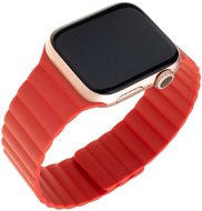 FIXED Silicone Magnetic Strap Apple Watch 38/40/41mm - piros - Szíj