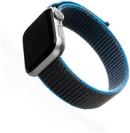 FIXED Nylon Strap pre Apple Watch 42/44/45/Ultra 49mm sivomodrý - Remienok na hodinky