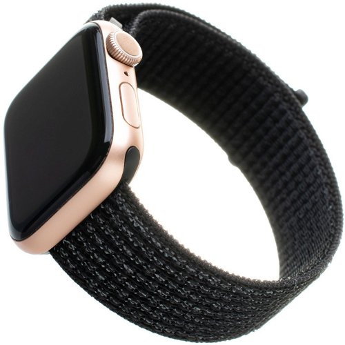 For Apple Watch Ultra 49mm Nylon Watch Band(Black)