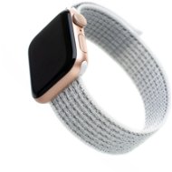 FIXED Nylon Strap pre Apple Watch 42/44/45/Ultra 49mm biely - Remienok na hodinky