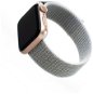 FIXED Nylon Strap pre Apple Watch 42/44/45/Ultra 49mm bielosivý - Remienok na hodinky