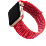 FIXED Nylon Strap pre Apple Watch 38/40/41mm tmavo ružový - Remienok na hodinky