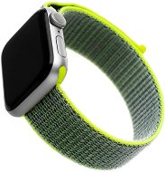 FIXED Nylon Strap für Apple Watch 38/40/41mm - dunkel Limette - Armband