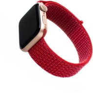 FIXED Nylon Strap pre Apple Watch 38/40/41mm červený - Remienok na hodinky