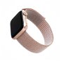 FIXED Nylon Strap pro Apple Watch 38/40/41mm růžově zlatý - Řemínek