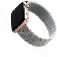 FIXED Nylon Strap pre Apple Watch 38/40/41mm bielosivý - Remienok na hodinky