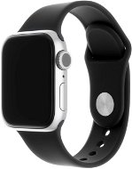 FIXED Silicone Strap SET für Apple Watch 42/44/45/Ultra 49mm - schwarz - Armband