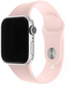 FIXED Silicone Strap SET pre Apple Watch 42/44/45/Ultra 49mm ružový - Remienok na hodinky