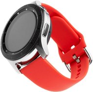 FIXED Silicone Strap Universal pre smartwatch so šírkou 22 mm červený - Remienok na hodinky