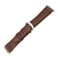 FIXED Berkeley for Apple Watch, 42mm and 44mm, with Silver Buckle, Brown - Watch Strap
