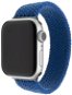 FIXED Elastic Nylon Strap pro Apple Watch 42/44/45/Ultra 49mm velikost L modrý - Řemínek