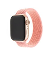 FIXED Elastic Nylon Strap for Apple Watch 42/44/45/Ultra 49mm size L Pink - Watch Strap