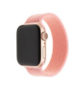 FIXED Elastic Nylon Strap für Apple Watch 42/44/45/Ultra 49mm Größe S pink - Armband