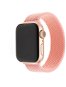 FIXED Elastic Nylon Strap pro Apple Watch 42/44/45/Ultra 49mm velikost S růžový - Řemínek