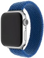 FIXED Elastic Nylon Strap Apple Watch 38/40mm okosórához, XL-es méret, kék - Szíj