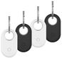FIXED Silky pro Samsung SmartTag2 4ks 2x černé + 2x bílé - Poutko