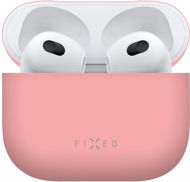 FIXED Silky na Apple Airpods 3 ružové - Puzdro na slúchadlá